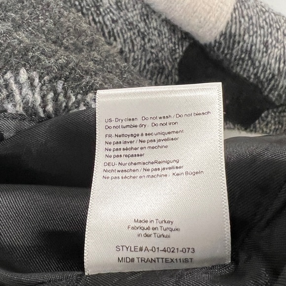 Anine Bing Maeve Buffalo Check Winter Jacket - Picture 6 of 8